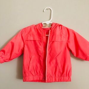 Baby girl hooded windbreaker Jacket